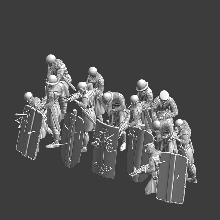 Medieval Crossbowmen.