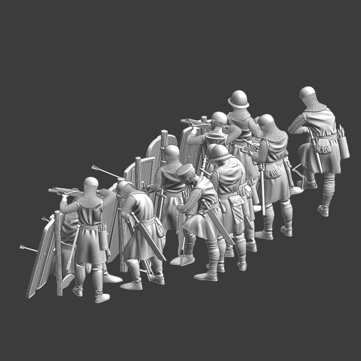 Medieval Crossbowmen.