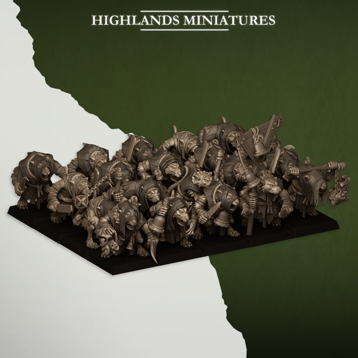 Vermin Acolytes by Highlands Miniatures