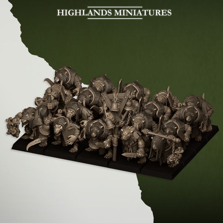 Vermin Acolytes by Highlands Miniatures