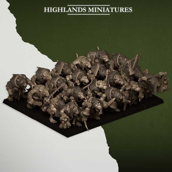 Vermin Acolytes by Highlands Miniatures