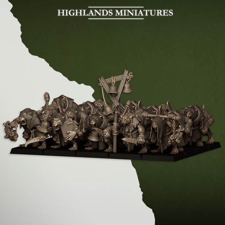 Vermin Acolytes by Highlands Miniatures