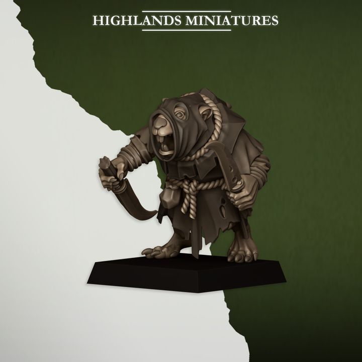 Vermin Acolytes by Highlands Miniatures