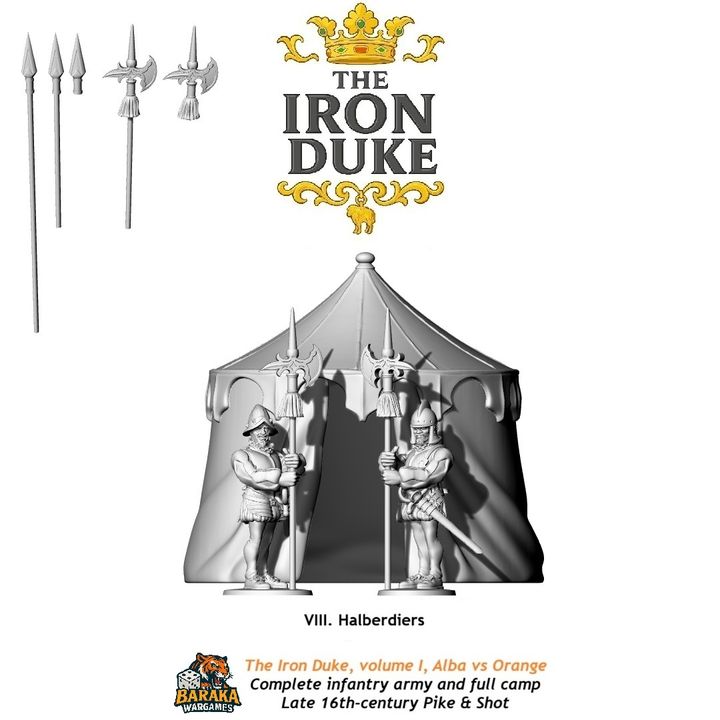 THE IRON DUKE, VOL I: ALBA VS ORANGE, VIII. HALBERDIERS