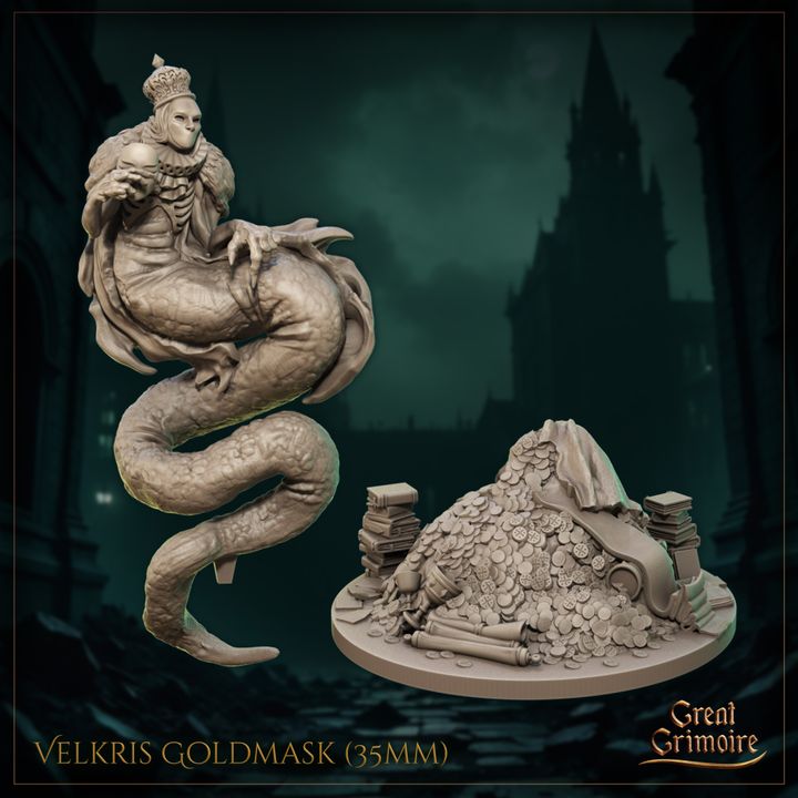 Velkris Goldmask by Great Grimoire