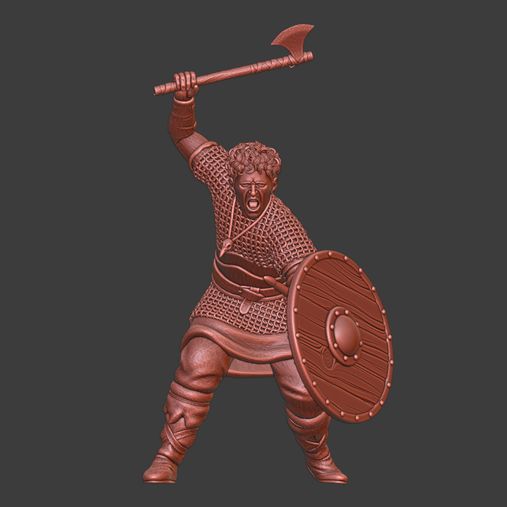 Viking Beserker Model Figure.