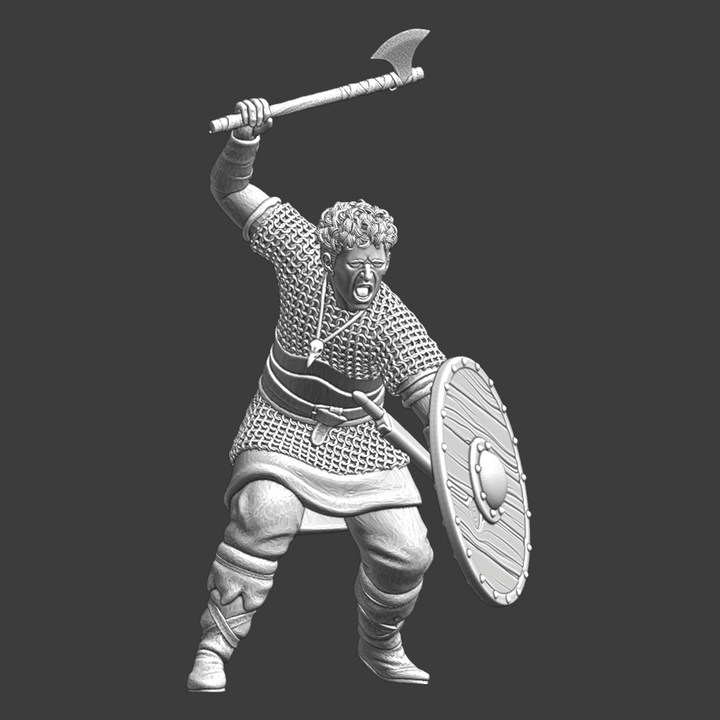 Viking Beserker Model Figure.