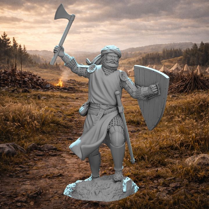 Crusader Knight in the Holy Land.
