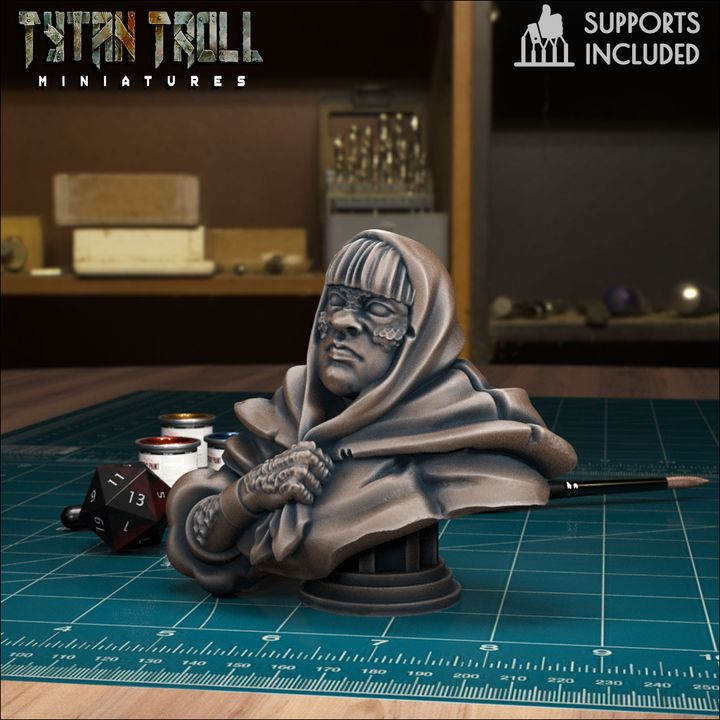 Zygfrek Belview Bust by Tytan Troll Miniatures