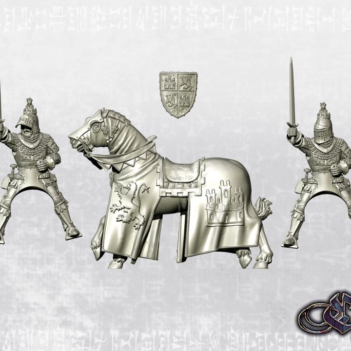 "Pedro I of Castile on horse"