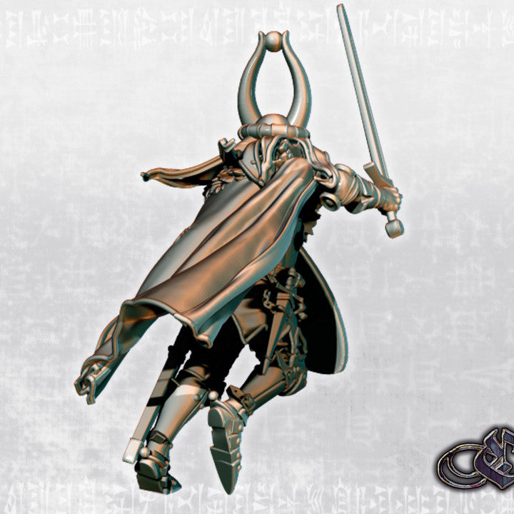 Arnalt on Foot - Teutonic Version - White Company by Ezipion miniatures.