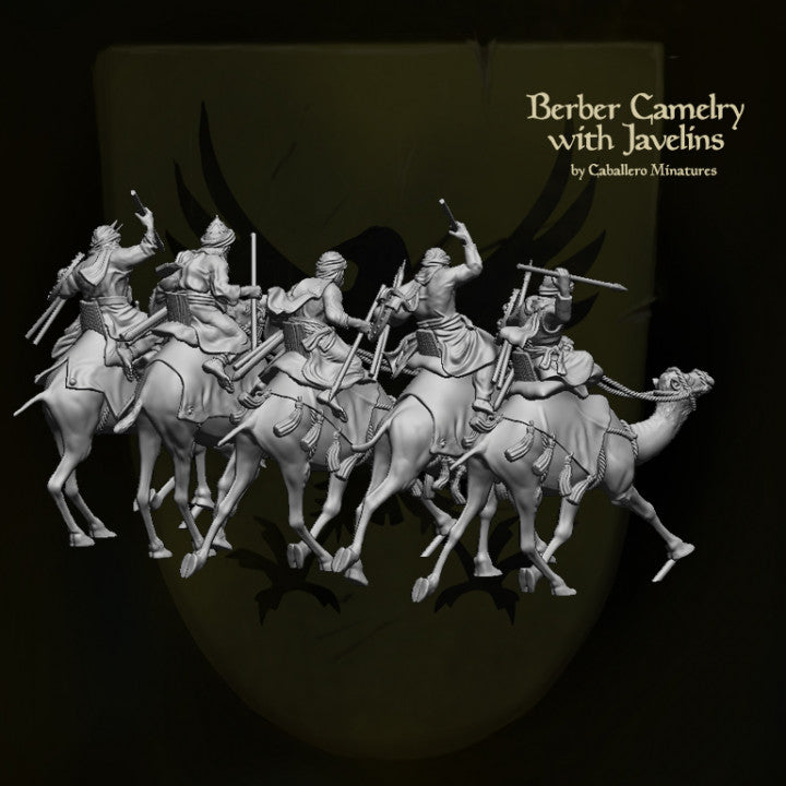 North African Berber Camelry with Javelins