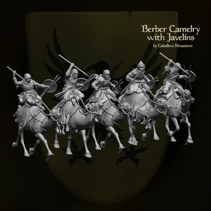 North African Berber Camelry with Javelins