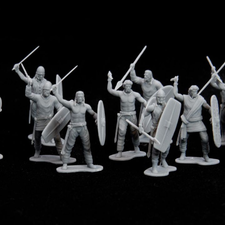 Celt Warriors Unarmored by Gadgetworks