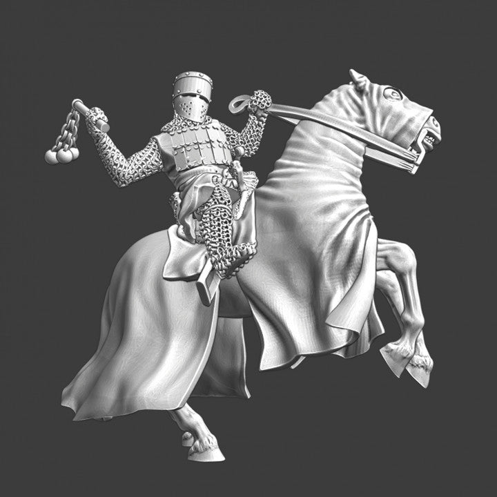 Mounted Northern Crusader Knight