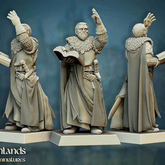 Crusaders Command Group - Highlands Miniatures.