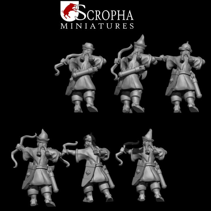 Cuman levy with bows by Scropha Miniatures