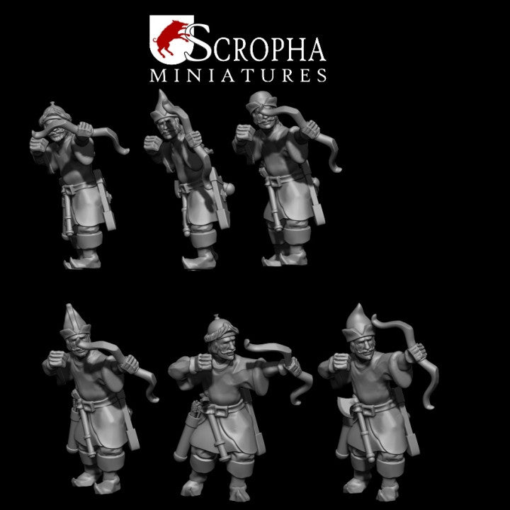 Cuman levy with bows by Scropha Miniatures