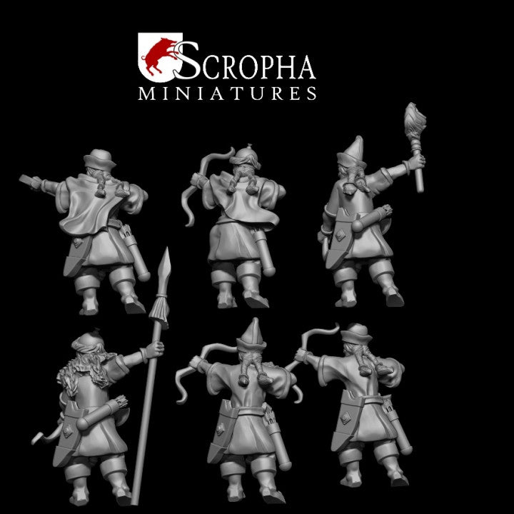 Cuman levy with bows by Scropha Miniatures