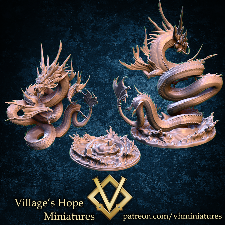 Dragon Lord of the East sea by Village's Hope Miniatures
