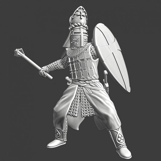 Medieval Danish Bishop in full armour