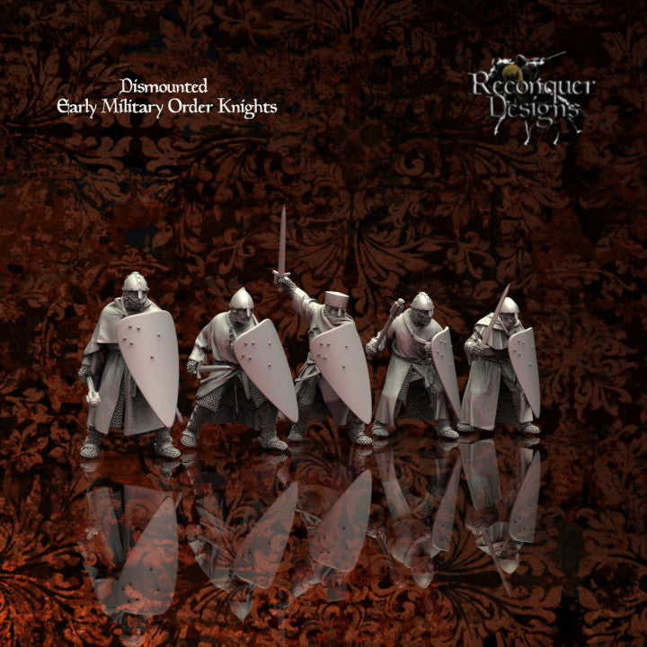 12th Century Dismounted Knights Templar