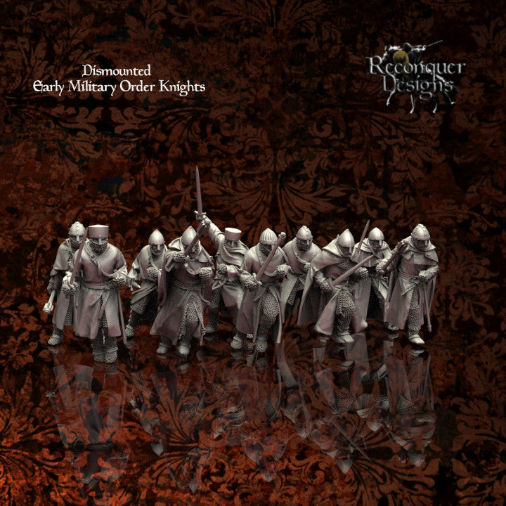 12th Century Dismounted Knights Templar