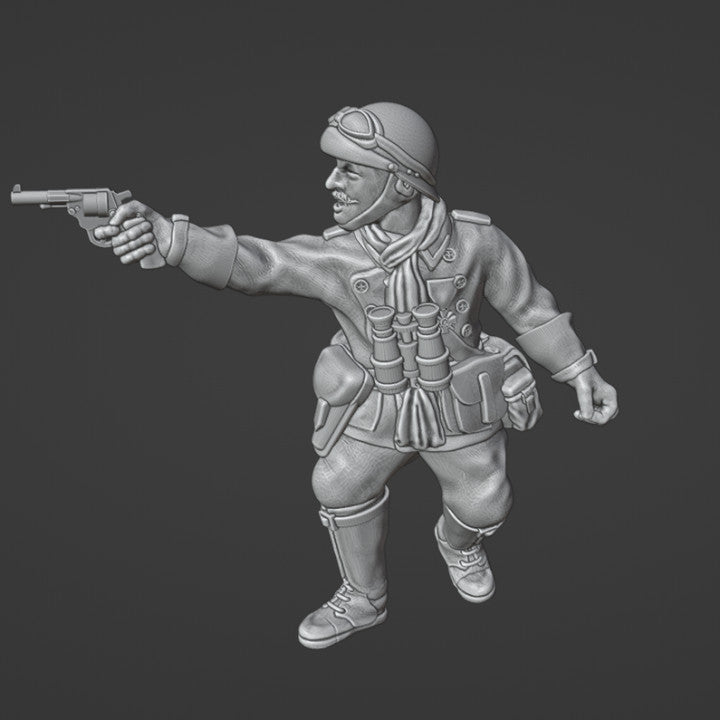 28mm French dragon porte officer by Colonel Muller