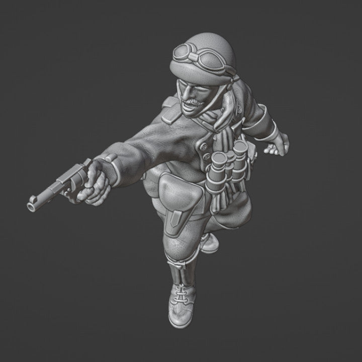 28mm French dragon porte officer by Colonel Muller