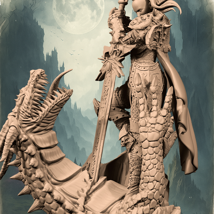 Azrael Dragonslayer by LUCIUS3D