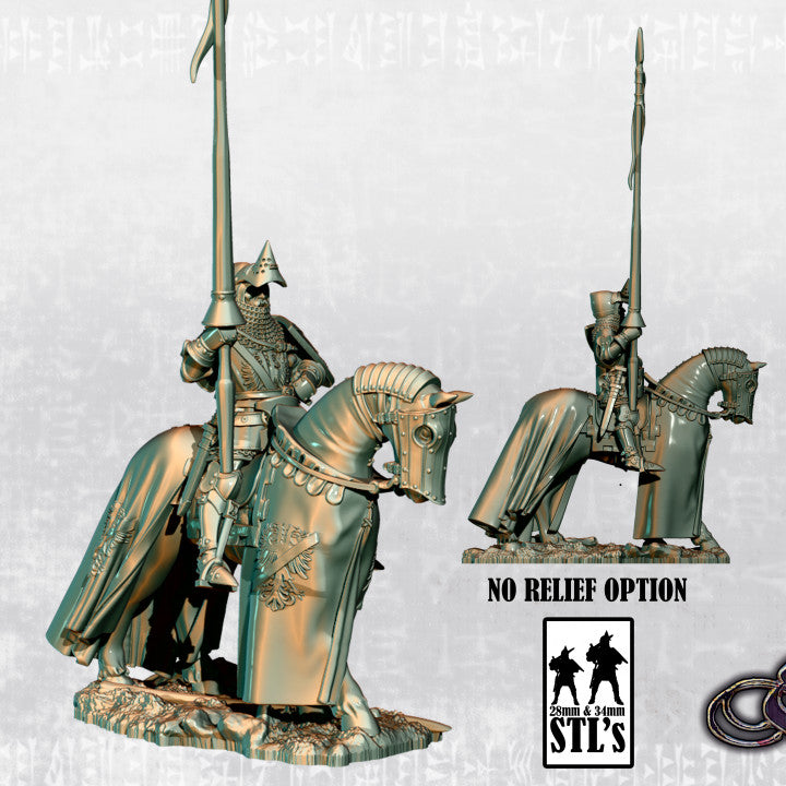 Bertrand du Guesclin on Horse by Ezipion miniatures