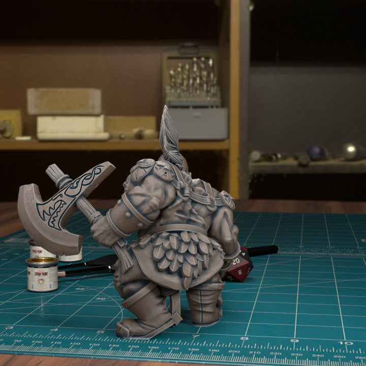 Dwarf Axes 01 by Tytan Troll Miniatures