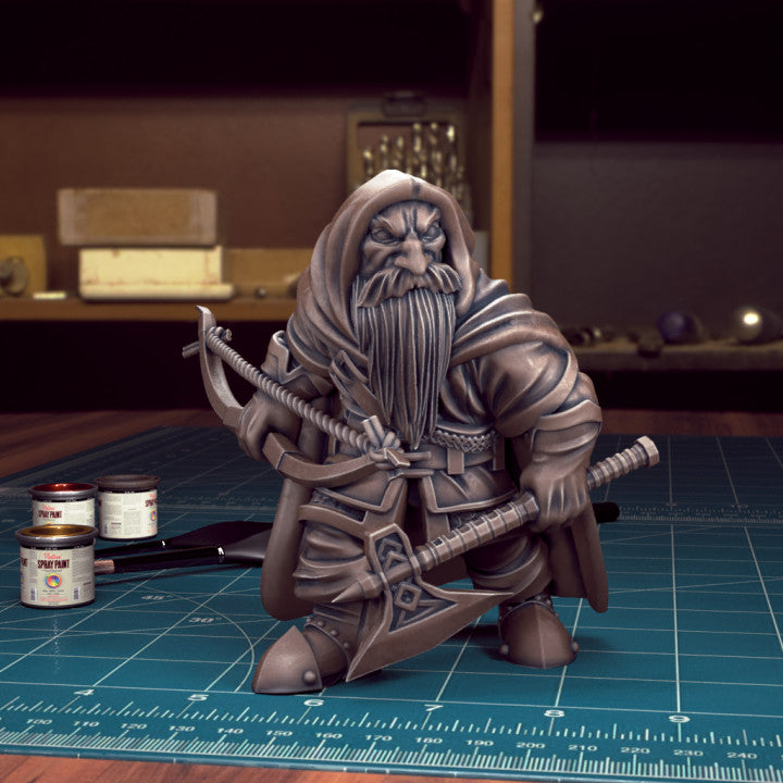 Male Dwarf 02 Ranger by Tytan Troll Miniatures