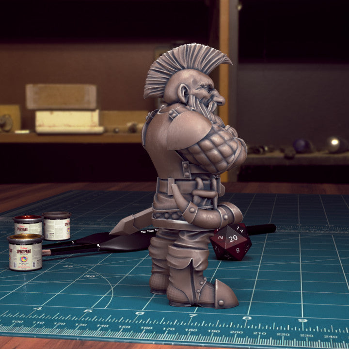 Male Dwarf 03 Fighter by Tytan Troll Miniatures
