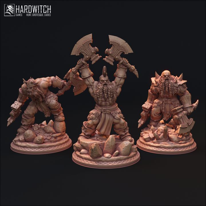 Berserker Dwarf Set by HardWitch-Games.