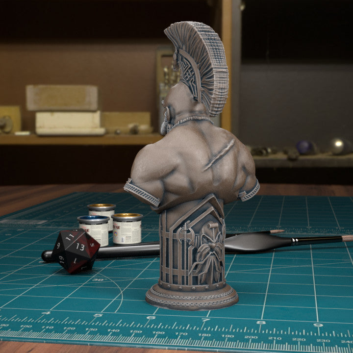 Dwarf Chess Knight by Tytan Troll Miniatures