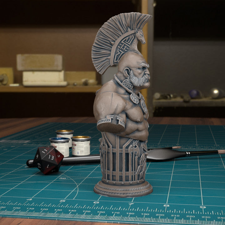 Dwarf Chess Knight by Tytan Troll Miniatures