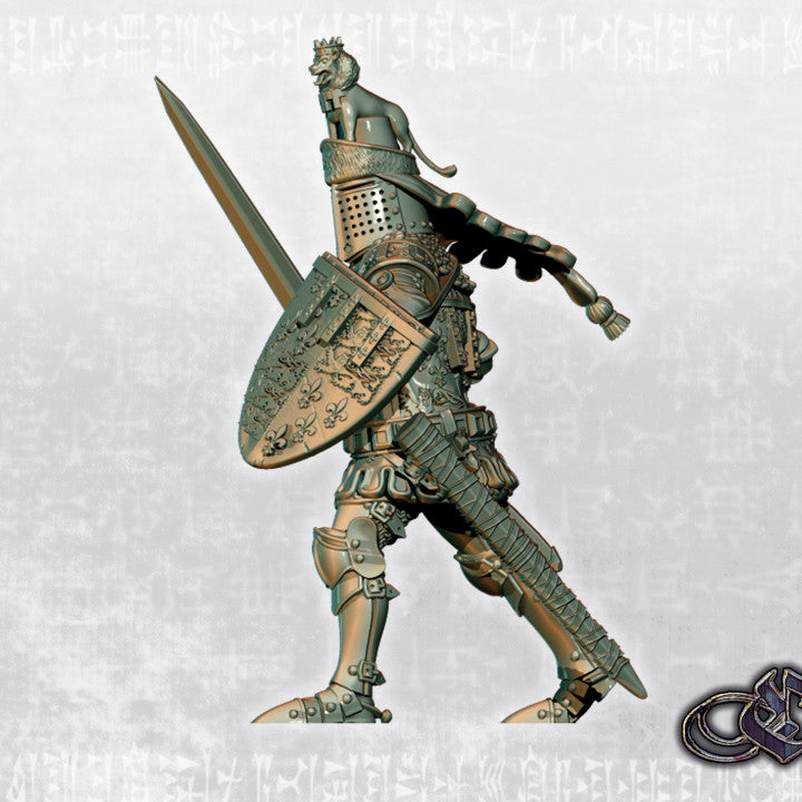 Black Prince on Foot by Ezipion miniatures.