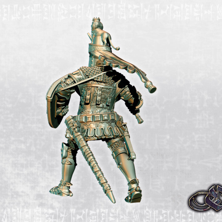 Black Prince on Foot by Ezipion miniatures.