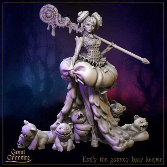 Emily, the gummy bear keeper by Great Grimoire