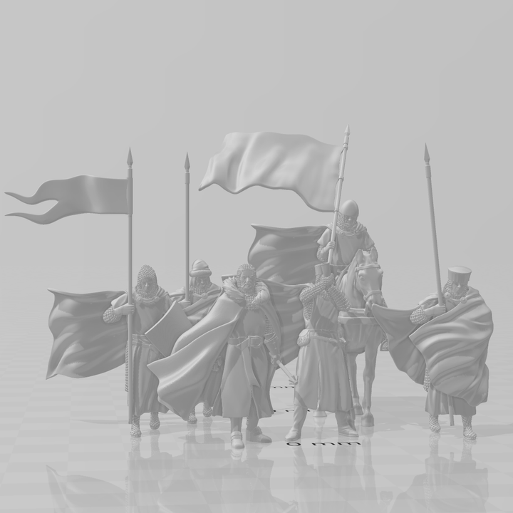 Medieval Crusaders in the wind...