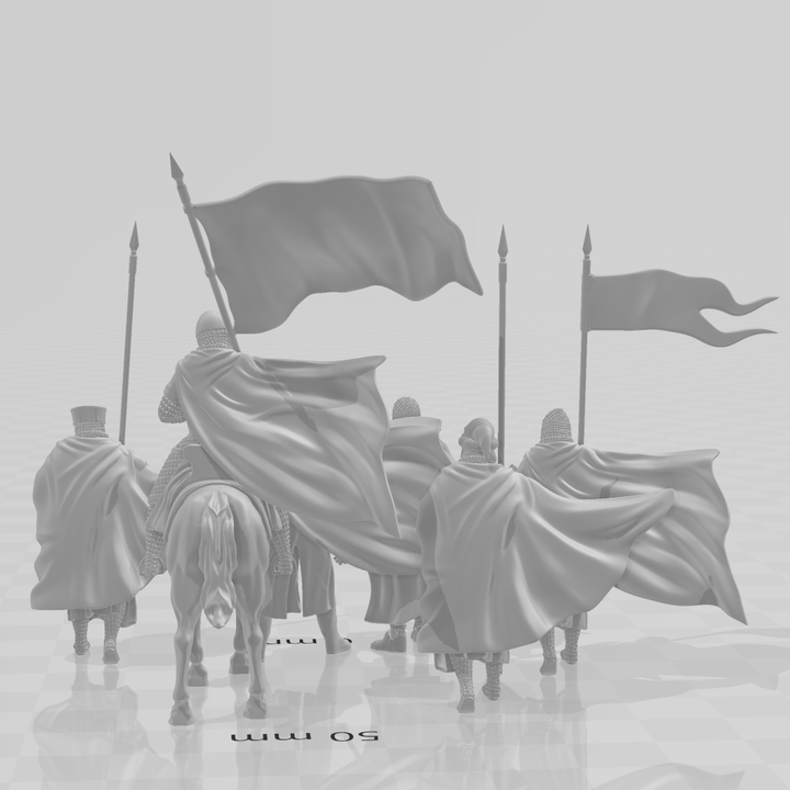 Medieval Crusaders in the wind...