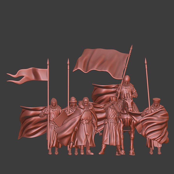 Medieval Crusaders in the wind...