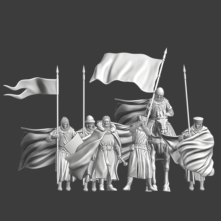 Medieval Crusaders in the wind...