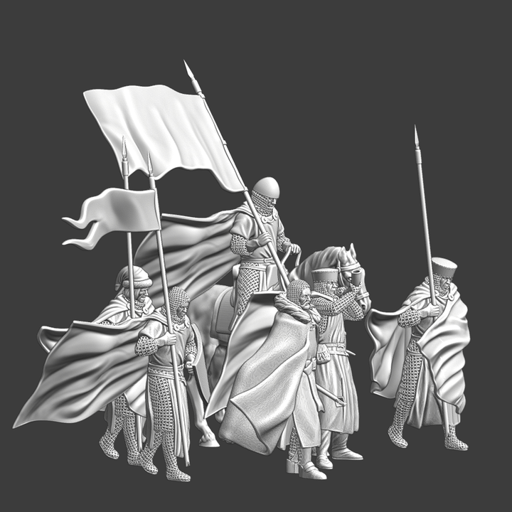 Medieval Crusaders in the wind...