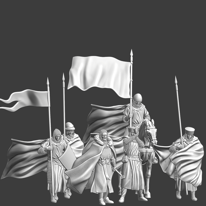 Medieval Crusaders in the wind...