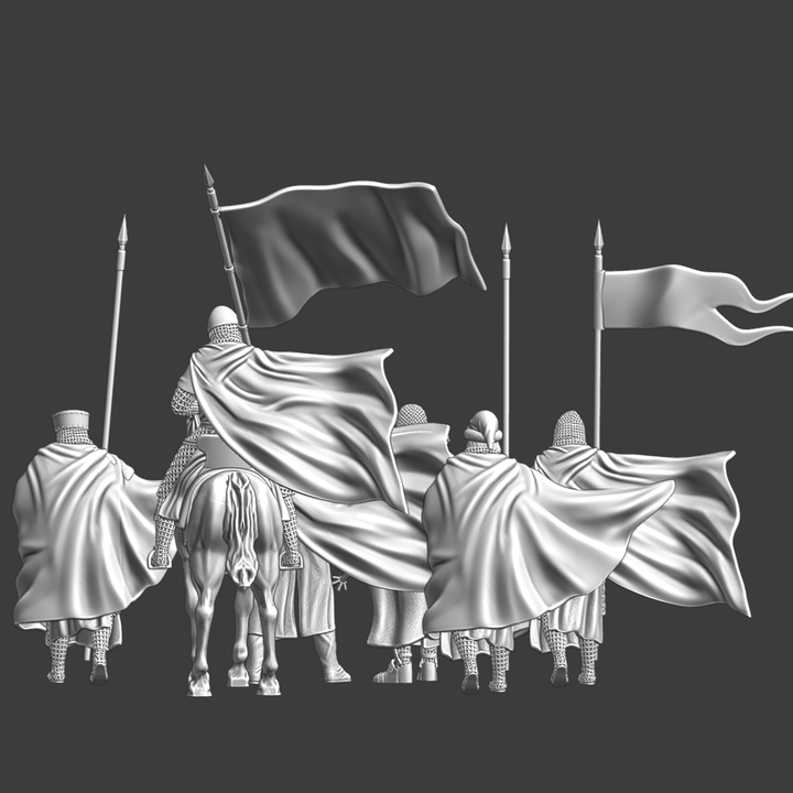 Medieval Crusaders in the wind...