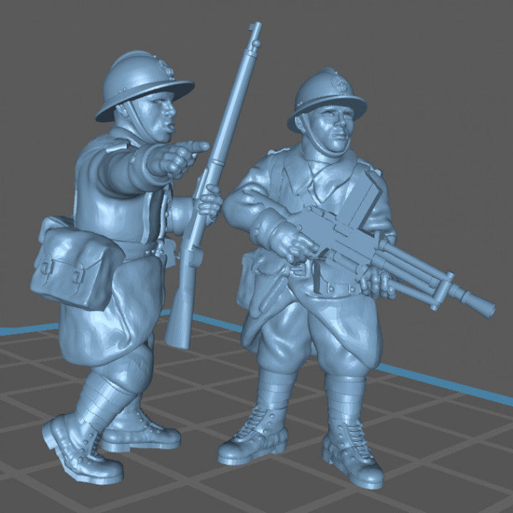 WW2 French 1940 LMG Fire team 2 by Colonel Muller