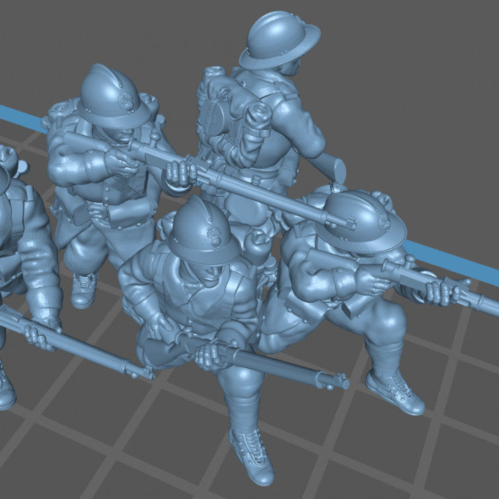 WW2 french reserve infantry combat group 1 by Colonel Muller