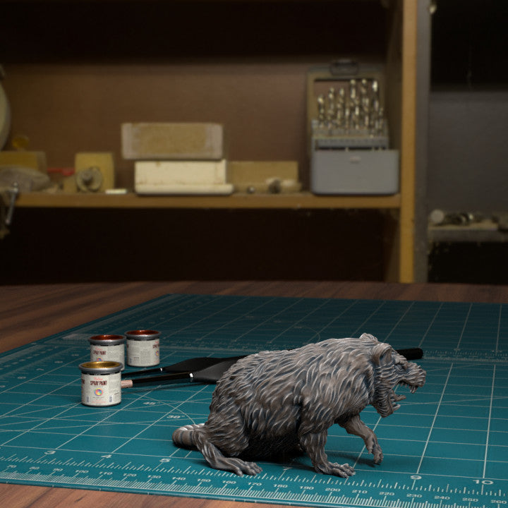 Giant Rat 02 by Tytan Troll Miniatures